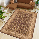 handmade Traditional Kafkaz Brown Tan Hand Knotted RECTANGLE 100% WOOL area rug 10 x 14