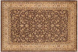 Classic Ziegler Kelley Brown/Tan Hand-Knotted Wool Rug - 9'9'' x 13'10''
