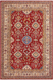 Southwestern Super Kazak Alina Red/Beige Wool Rug - 8'10'' x 12'0''