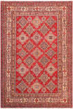 Rustic Super Kazak Dorene Red/Beige Wool Rug - 8'2'' x 10'0''