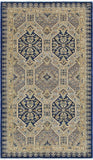 Oriental Ziegler Sharyn Blue/Beige Wool Rug - 3'0'' x 5'10''