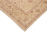 handmade Traditional Kafkaz Beige Gold Hand Knotted RECTANGLE 100% WOOL area rug 10 x 15