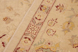 handmade Traditional Kafkaz Beige Gold Hand Knotted RECTANGLE 100% WOOL area rug 10 x 15