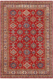 Tribal Super Kazak Kassandr Red/Beige Wool Rug - 8'2'' x 10'3''
