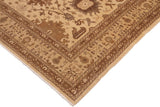 handmade Traditional Kafkaz Beige Tan Hand Knotted RECTANGLE 100% WOOL area rug 10 x 14