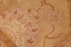 handmade Traditional Kafkaz Gold Brown Hand Knotted RECTANGLE 100% WOOL area rug 10X14