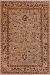 handmade Traditional Kafkaz Gray Brown Hand Knotted RECTANGLE 100% WOOL area rug 10X14