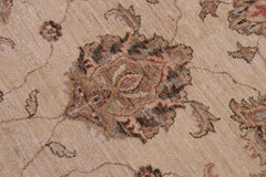 handmade Traditional Kafkaz Beige Green Hand Knotted RECTANGLE 100% WOOL area rug 10X14