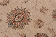 handmade Traditional Kafkaz Beige Green Hand Knotted RECTANGLE 100% WOOL area rug 10X14