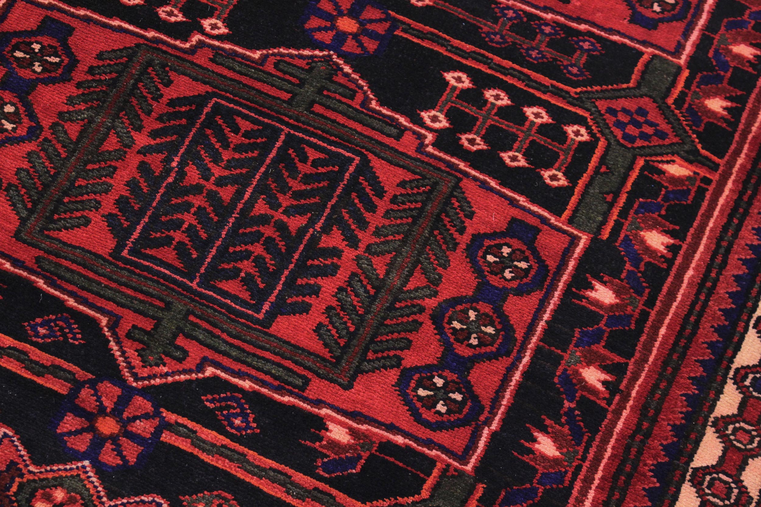 handmade Heritage, Antique,  Heritage, Antique,  Red Tan Hand Knotted RUNNER 100% WOOL area rug 4x8
