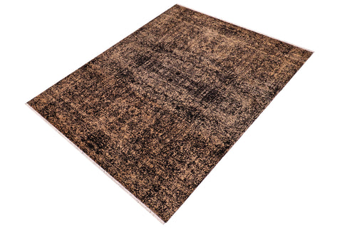 handmade Modern Modern Black Beige Hand Knotted RECTANGLE 100% WOOL area rug 9' x 12'