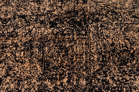 handmade Modern Modern Black Beige Hand Knotted RECTANGLE 100% WOOL area rug 9' x 12'