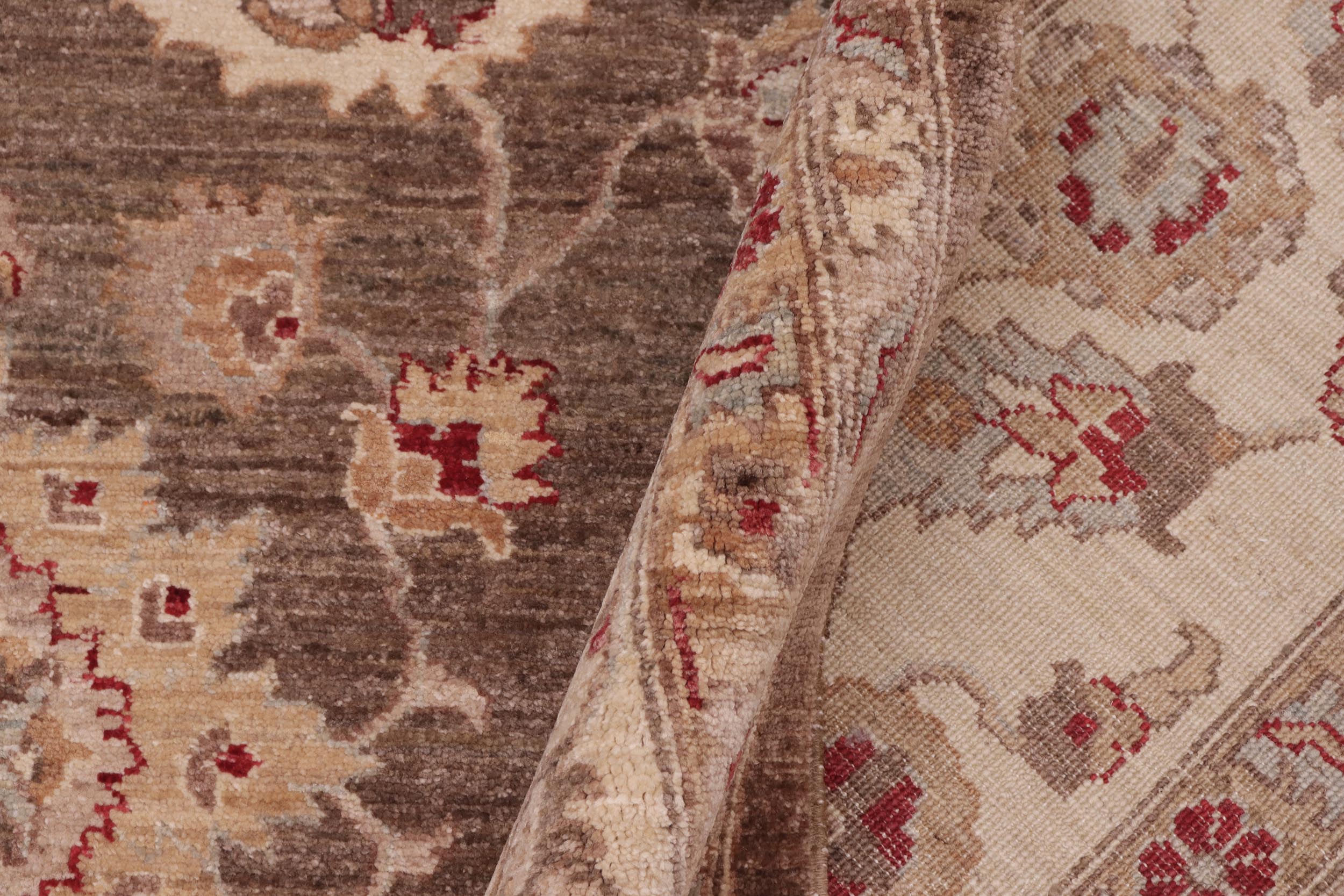 handmade Traditional Kafkaz Lt. Green Ivory Hand Knotted RECTANGLE 100% WOOL area rug 10x14