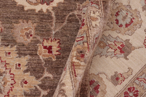 handmade Traditional Kafkaz Lt. Green Ivory Hand Knotted RECTANGLE 100% WOOL area rug 10x14