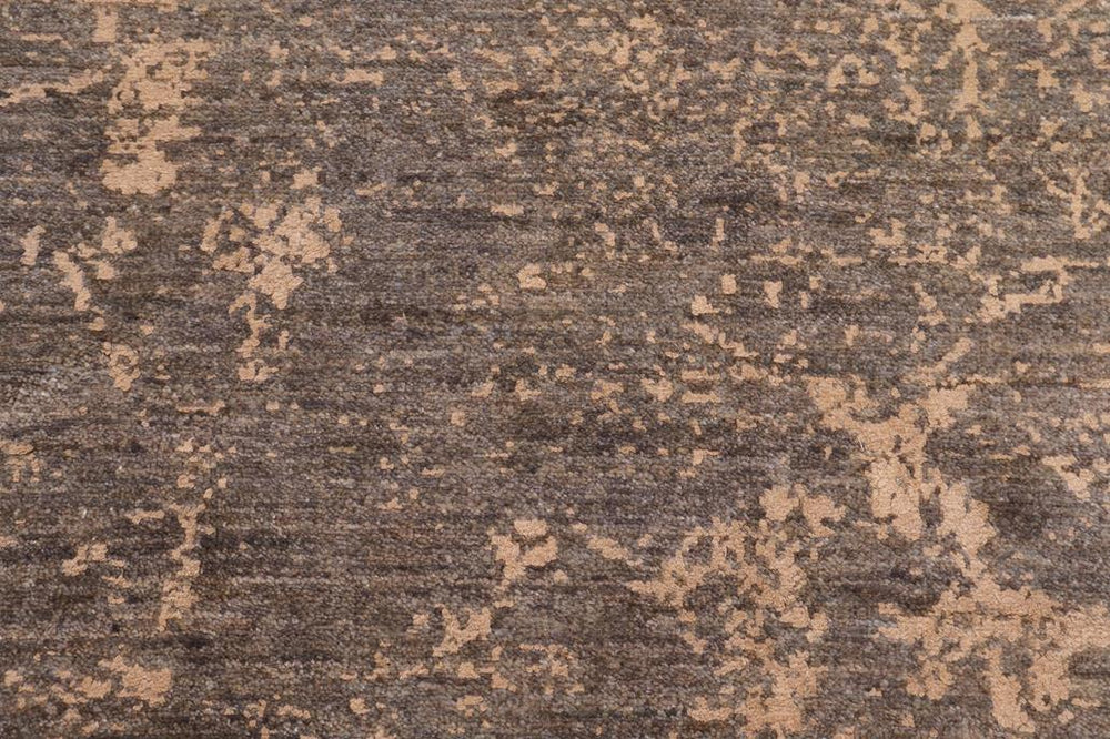 handmade Modern Modern Green Beige Hand Knotted RECTANGLE WOOL&SILK area rug 8X10