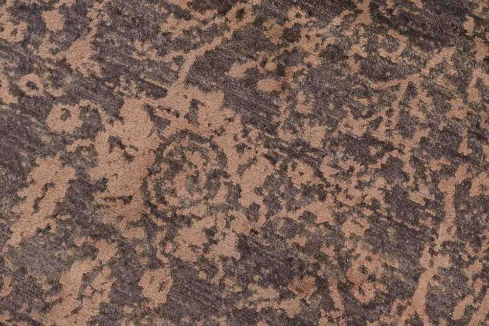 handmade Modern Modern Green Beige Hand Knotted RECTANGLE WOOL&SILK area rug 8X10