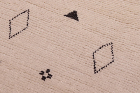 handmade Geometric Berjusta Beige Brown Hand Knotted RECTANGLE 100% WOOL area rug 8' x 10'