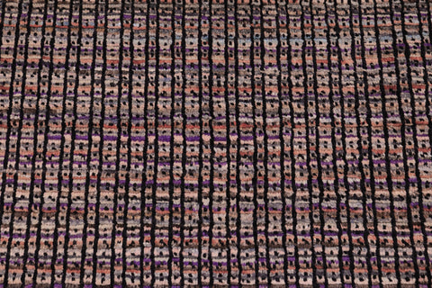 handmade Geometric Berjusta Black Rust Hand Knotted RECTANGLE 100% WOOL area rug 5' x 7'