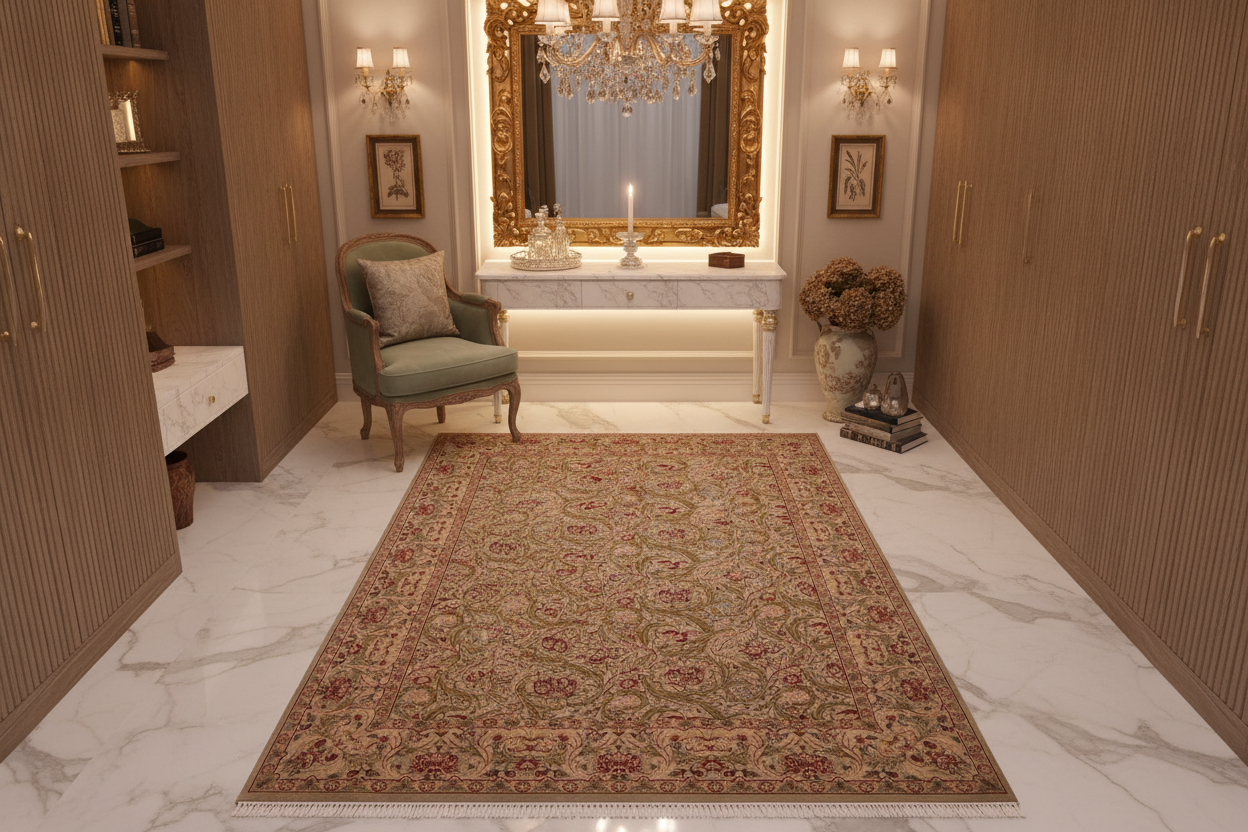 handmade Transitional Marry Gold Green Beige Hand Knotted RECTANGLE 100% WOOL area rug 10x14