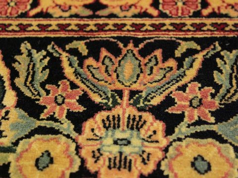 handmade Traditional Tabriz Red Black Hand Knotted RECTANGLE 100% WOOL area rug 10x15