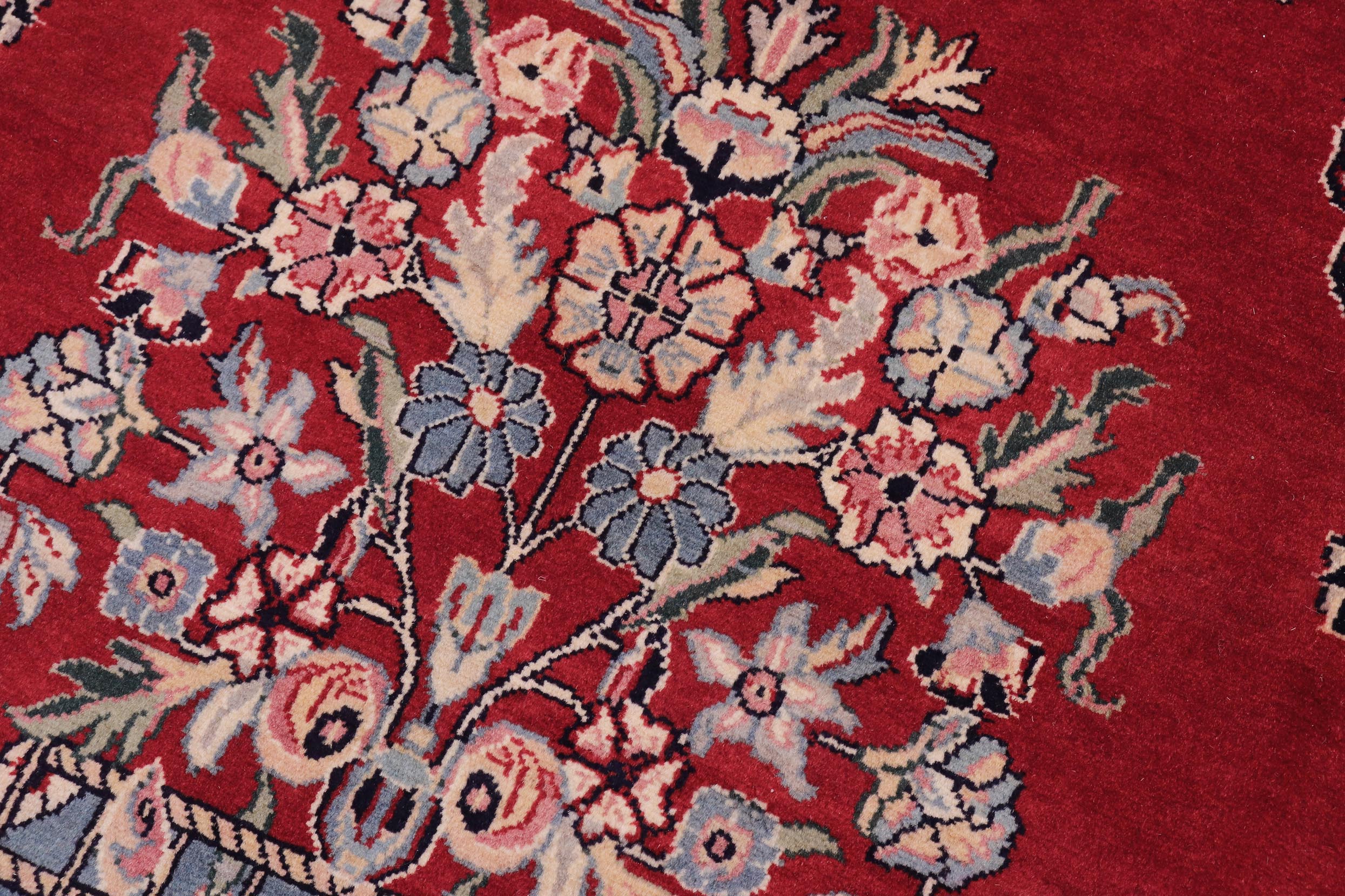 handmade Transitional Tabriz Red Black Hand Knotted RECTANGLE 100% WOOL area rug 10x15
