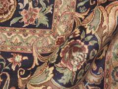 handmade Traditional Kala Bage Blue Red Hand Knotted RECTANGLE 100% WOOL area rug 10x14