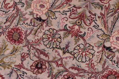 handmade Transitional Rosheen Gray Gray Hand Knotted RECTANGLE 100% WOOL area rug 10x14