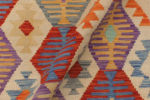 handmade Geometric Kilim Beige Black Hand-Woven RECTANGLE 100% WOOL area rug 6 x 8