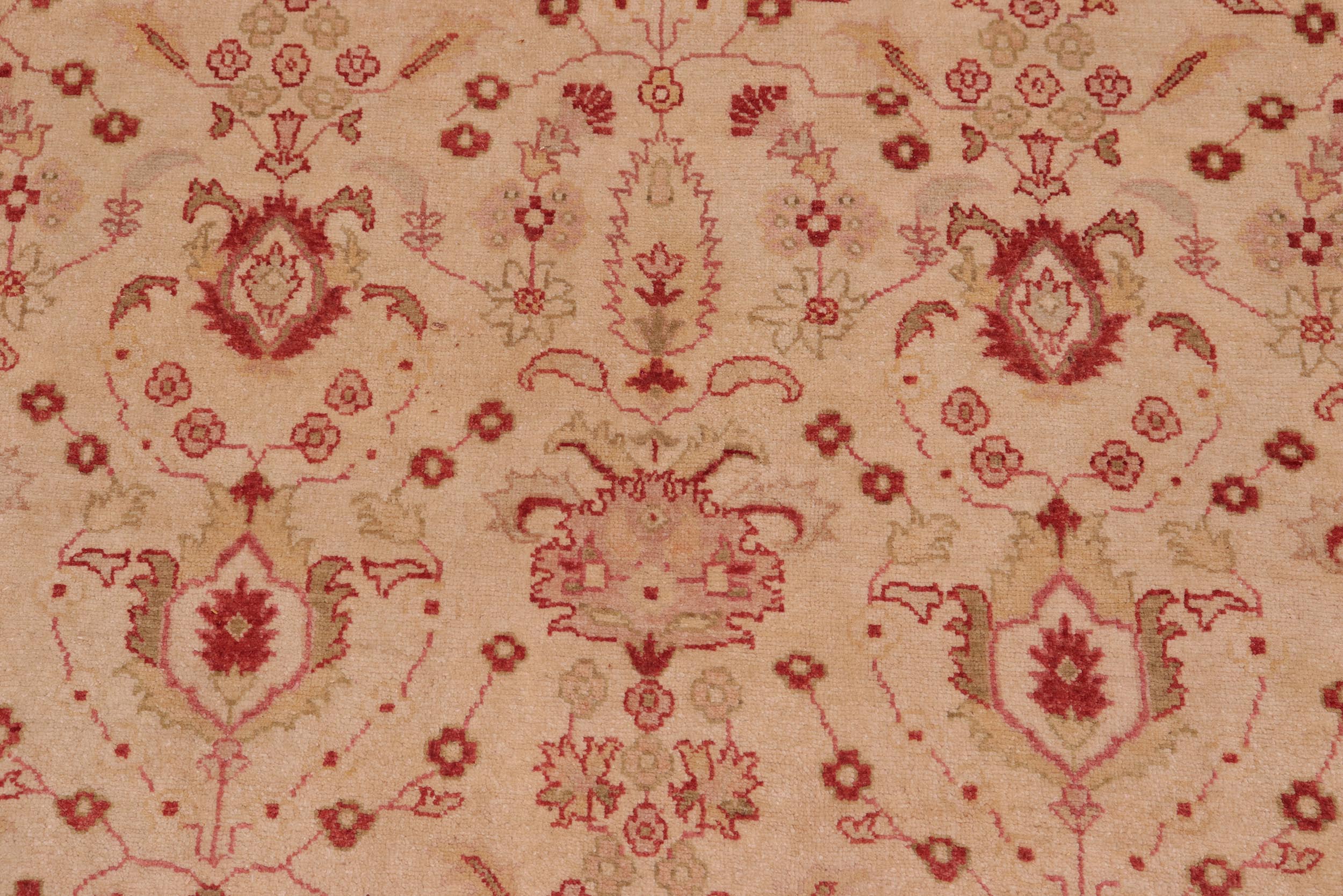 handmade Transitional Lahore Gold Gold Hand Knotted RECTANGLE 100% WOOL area rug 10' x 14'