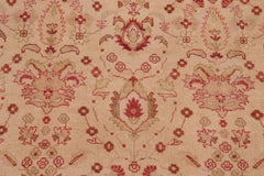 handmade Traditional Lahore Gold Gold Hand Knotted RECTANGLE 100% WOOL area rug 10'X14'