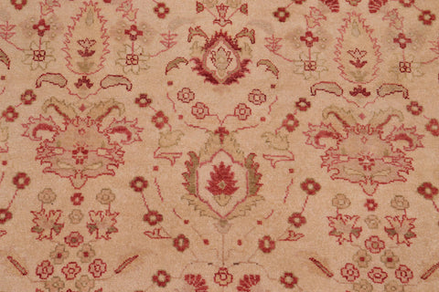 handmade Transitional Lahore Gold Gold Hand Knotted RECTANGLE 100% WOOL area rug 10' x 14'