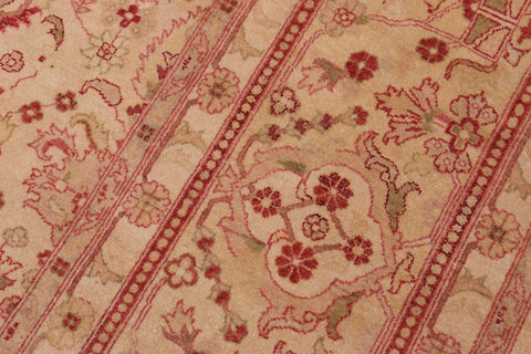 handmade Transitional Lahore Gold Gold Hand Knotted RECTANGLE 100% WOOL area rug 10' x 14'