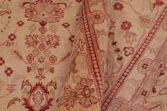 handmade Traditional Lahore Gold Gold Hand Knotted RECTANGLE 100% WOOL area rug 10'X14'