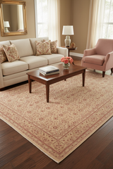 handmade Traditional Lahore Gold Gold Hand Knotted RECTANGLE 100% WOOL area rug 10'X14'