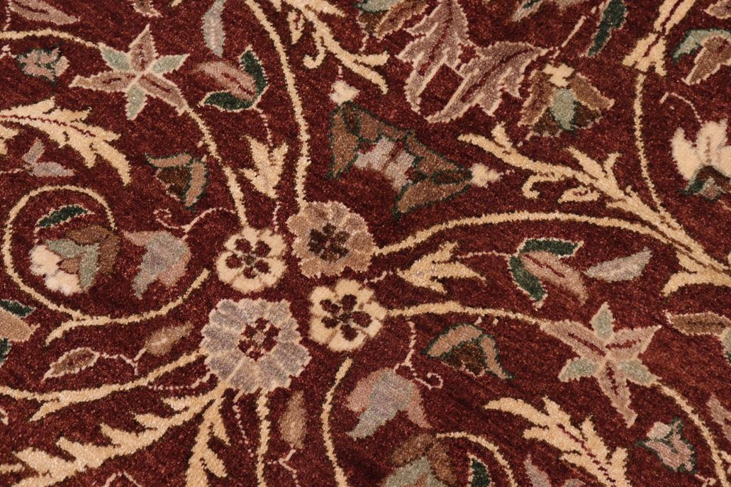 handmade Traditional Lahore Copper Tan Hand Knotted RECTANGLE 100% WOOL area rug 10'X14'