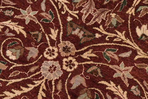 handmade Traditional Lahore Copper Tan Hand Knotted RECTANGLE 100% WOOL area rug 10'X14'