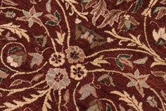 handmade Traditional Lahore Copper Tan Hand Knotted RECTANGLE 100% WOOL area rug 10'X14'