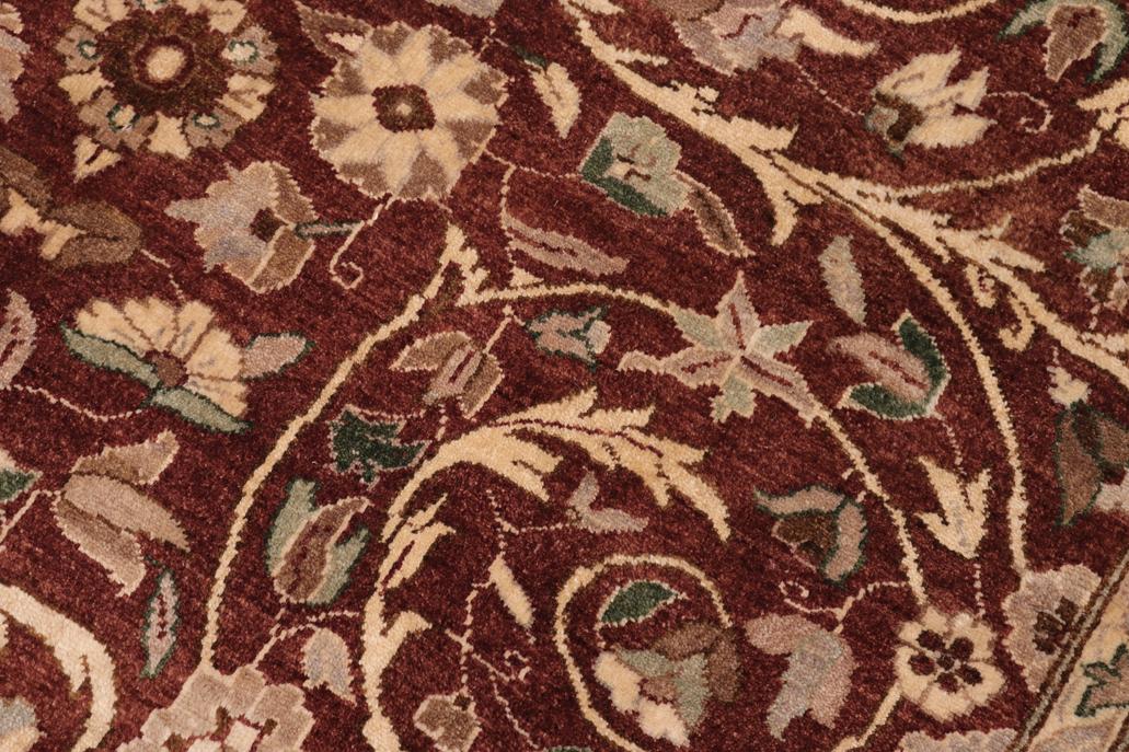 handmade Traditional Lahore Copper Tan Hand Knotted RECTANGLE 100% WOOL area rug 10'X14'