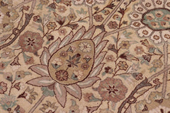 handmade Traditional Design Gold Lt. Gold Hand Knotted RECTANGLE 100% WOOL area rug 10'X14'