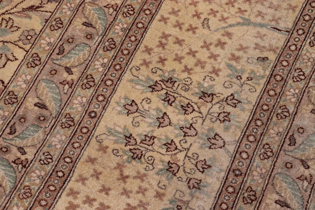 handmade Traditional Design Gold Lt. Gold Hand Knotted RECTANGLE 100% WOOL area rug 10'X14'