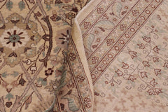 handmade Traditional Design Gold Lt. Gold Hand Knotted RECTANGLE 100% WOOL area rug 10'X14'