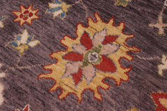 handmade Traditional Oushak Gray Beige Hand Knotted RECTANGLE 100% WOOL area rug 8X10