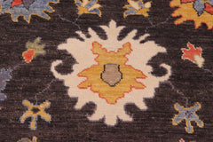 handmade Traditional Oushak Gray Beige Hand Knotted RECTANGLE 100% WOOL area rug 8X10