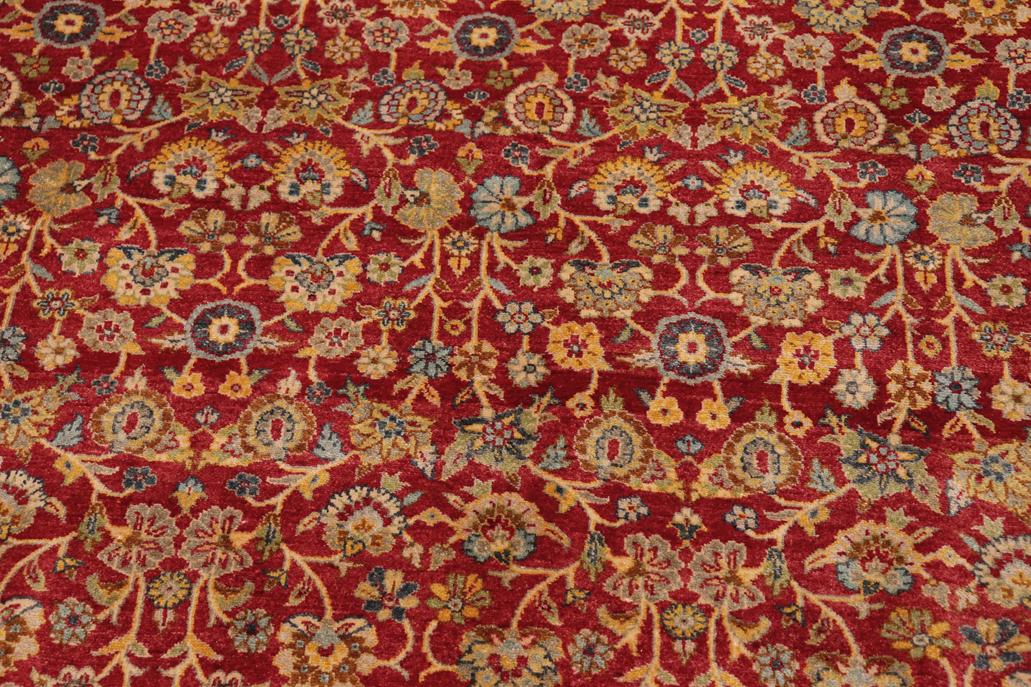 handmade Traditional  Red Blue Hand Knotted RECTANGLE 100% WOOL area rug 10'X14'