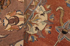 handmade Traditional Design Rust Lt. Brown Hand Knotted RECTANGLE 100% WOOL area rug 10'X14'