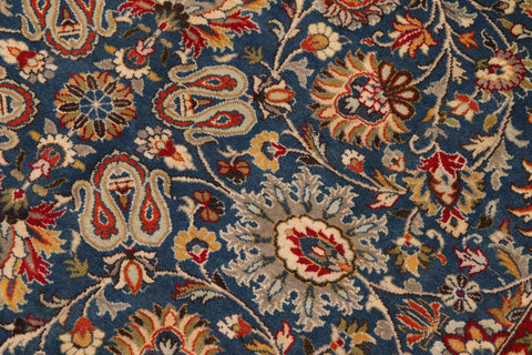 handmade Transitional New Asif Blue Red Hand Knotted RECTANGLE 100% WOOL area rug 10x14