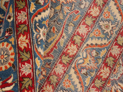 handmade Traditional New Asif Blue Red Hand Knotted RECTANGLE 100% WOOL area rug 10x14