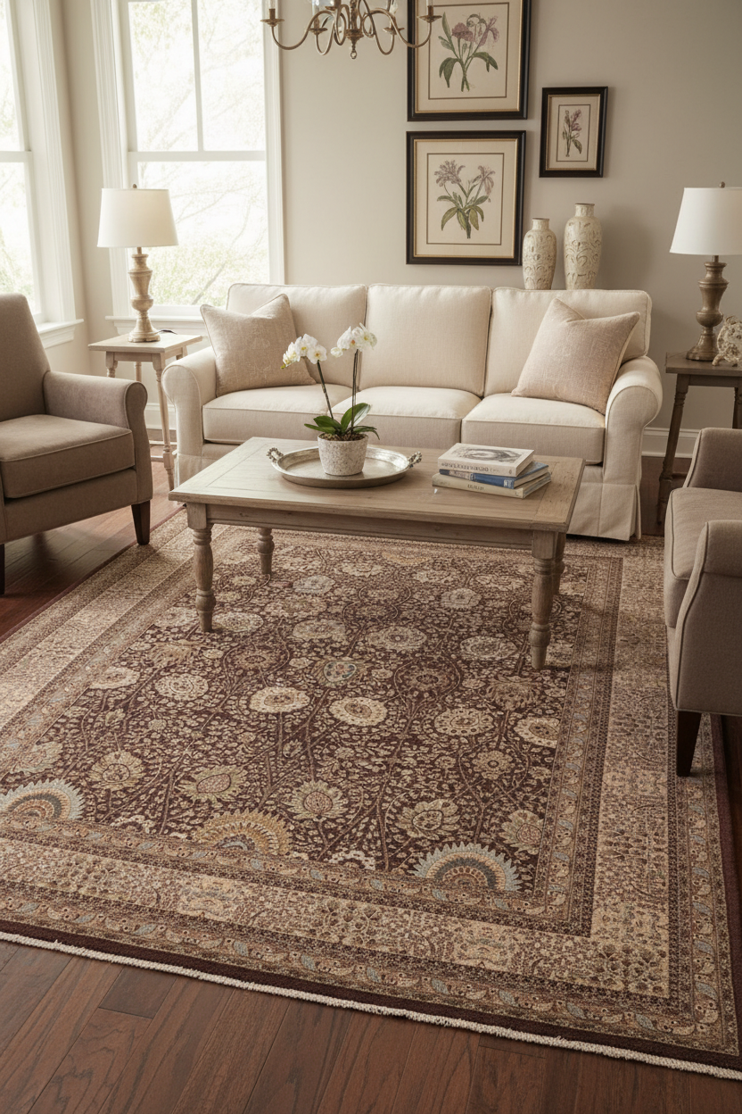 handmade Traditional Veg Dye Brown Tan Hand Knotted RECTANGLE 100% WOOL area rug 10'X14'