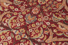 handmade Traditional Design Red Teal Hand Knotted RECTANGLE 100% WOOL area rug 10'X14'