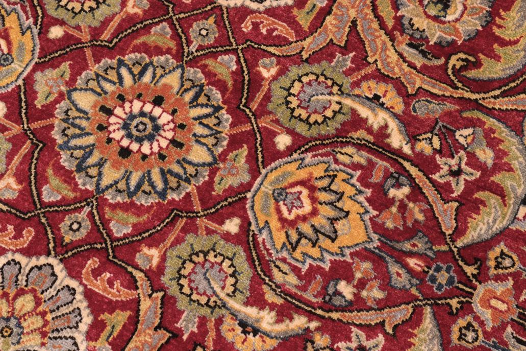 handmade Traditional Design Red Teal Hand Knotted RECTANGLE 100% WOOL area rug 10'X14'